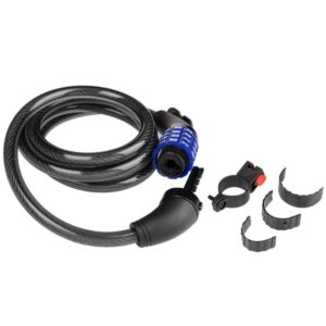 CANDADO CABLE ESPIRAL C/CLAVE 10X150