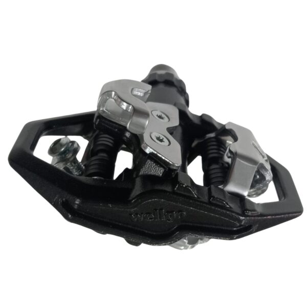 PEDAL mtb alum c/chocles 9/16"negro/gris wellgo - Imagen 2