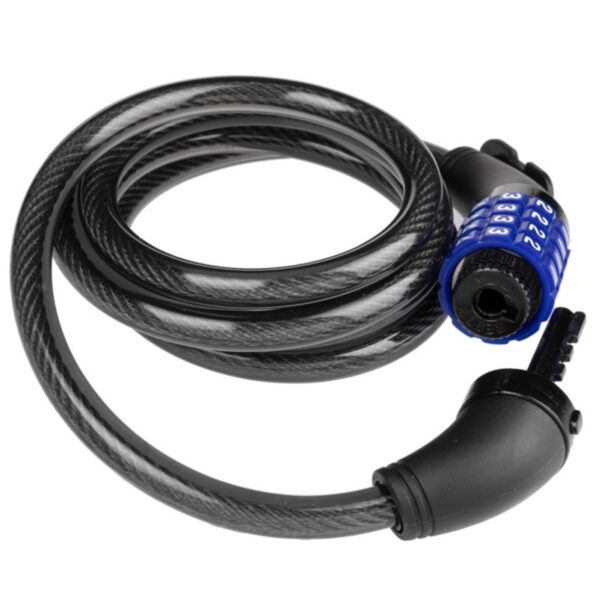 CANDADO CABLE ESPIRAL C/CLAVE 10X150 - Imagen 2