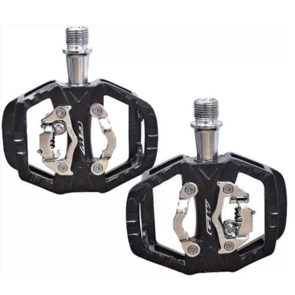 PEDAL MTB ZP-109S NEGRO ALUMINIO 9/16 GW - Imagen 2