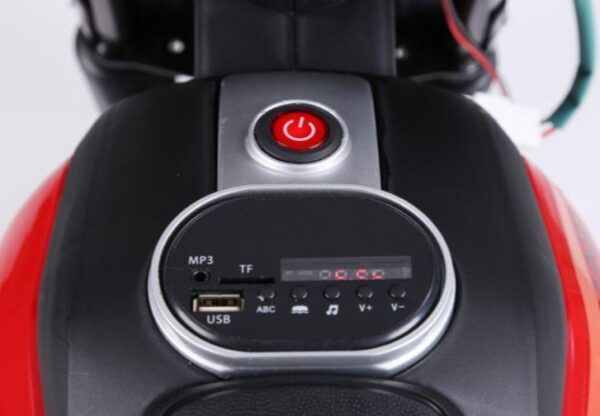 Motocicleta Eléctrica Para Niños Roja - Imagen 3