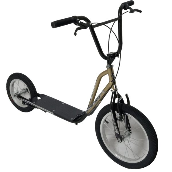 PATINETA BICICLETA SPRINT RIN 16/12 NEGRO CON DORADO - Imagen 2