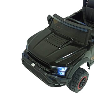 CARRO BATERIA JEEP SEIS LLANTAS BBJ NEGRO