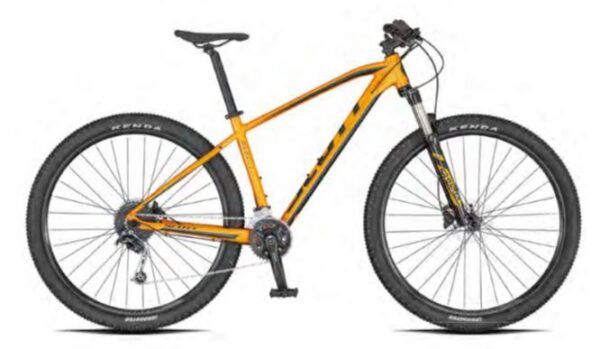 Bicicleta Aspect 940 Talla Xs Scott Gris Con Rojo Y Naranja Con Negro