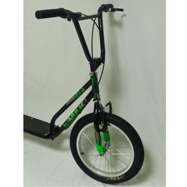 Patineta Bicicleta Sprint Rin 16 Negro Con Verde - Imagen 2