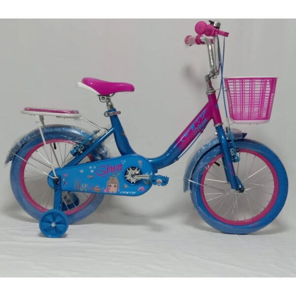 BICICLETA GW SIREN RIN 16 NIÑA AZUL/FUCSIA - Imagen 2