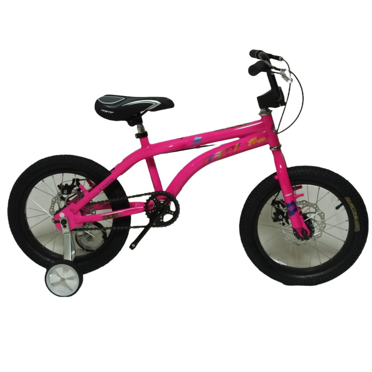 Bicicleta Infantil GW R.16 Freno Disco Flota Blanca