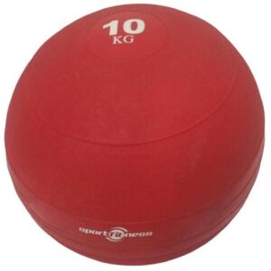 Balon De Peso 10kg Caucho Sport Fitness Rojo