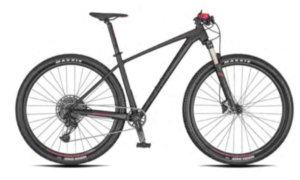 Bicicleta Scale 980 Scott Negra Con Rojo Y Amarilla Con Negro