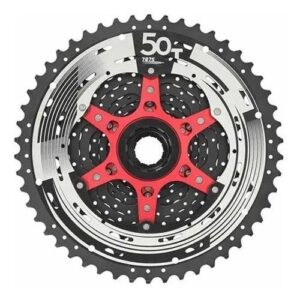 Cassette Sunrace Mx8 11v 11-50 Pacha Mtb Negra Y Roja