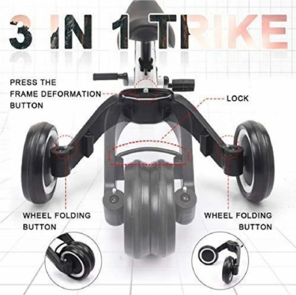 Triciclo para bebes 3 en 1 - Imagen 4