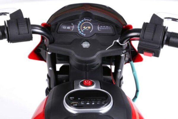 Motocicleta Eléctrica Para Niños Roja - Imagen 4