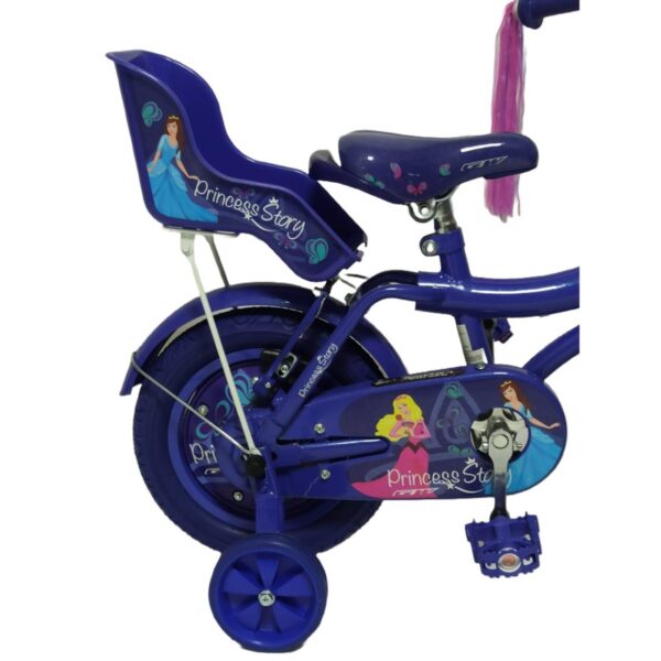 Bicicleta Rin 12p Princess Story Gw Morada - Imagen 3