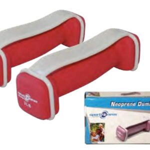 Juego Mancuernas Neopreno 2 Lb X2 Sport Fitness Rojo