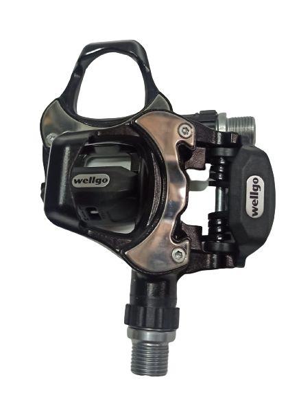 Pedales Ruta Wellgo Wpd r3 Aluminio Negro Almac n Flota Blanca