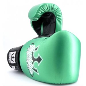 Guante Boxeo 10oz Port Fitness 074014 Lot Negro con Verde