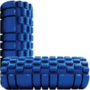 Rodillo De Espuma Grabado Profundo Sport Fitness Azul