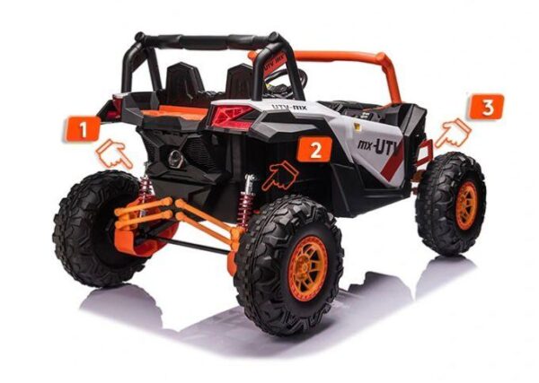 Carro Montable De Batería Para Niño Negro - Imagen 2
