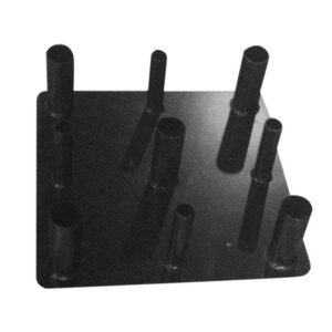 Rack Para Barras Olimpicas Y Barras Estandar Sport Fitness Negro