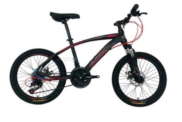 Bicicleta Arizona R29 Y R27.5 7 Vel Profit Negra Con Rojo marco acero