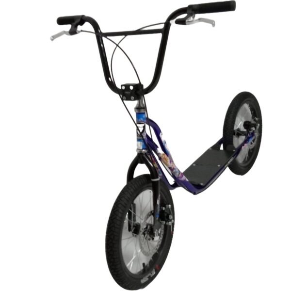 PATINETA BICICLETA FRENO DE DISCO SPRINT MORADA - Imagen 2