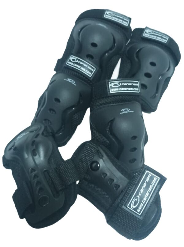 Kit de protecciones Canariam Negro S - Imagen 3