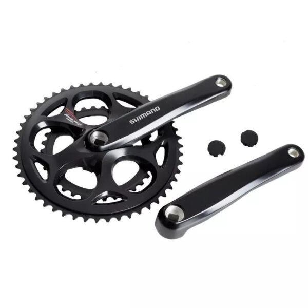 Doble Plato Tourney 50/34 Shimano Negro