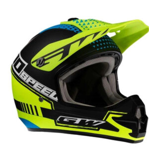 CASCO BMX GW JUNIOR ABS NEGRO/AMARILLO TALLA S