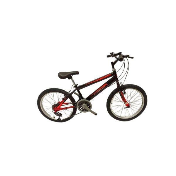 Bicicleta Rin 20 Mtb Con Cambios Sprint Negra Almac n Flota Blanca