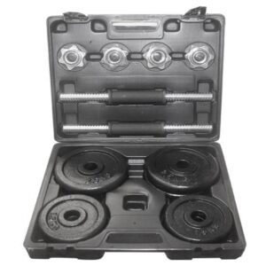 Kit Mancuernas 20 Kg Sport Fitness Negro