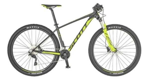 Bicicleta Scale 990 Scott Negra Con Amarillo