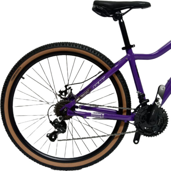 BICICLETA TODOTERRENO RIN 27.5 GW MONKEY ALUMINIO 7VEL MEC VIOLETA T/15 - Imagen 4