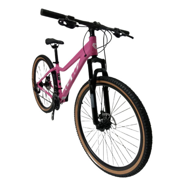 BICICLETA TODOTERRENO RIN 27.5 GW MONKEY ALUMINIO 7VEL MEC ROSADA - Imagen 3