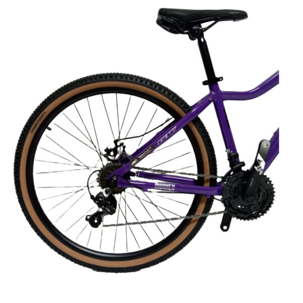 BICICLETA TODOTERRENO RIN 27.5 GW MONKEY ALUMINIO 7VEL MEC VIOLETA T/13 - Imagen 4