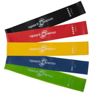 SET DE BANDAS ELASTICAS (JUEGO*5) SPORTFITNESS