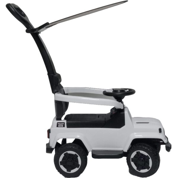 PASEADOR MEGA CAR POLICIA EBABY USB BLANCO