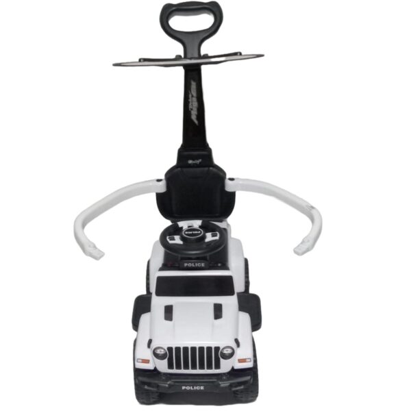 PASEADOR MEGA CAR POLICIA EBABY USB BLANCO - Imagen 2