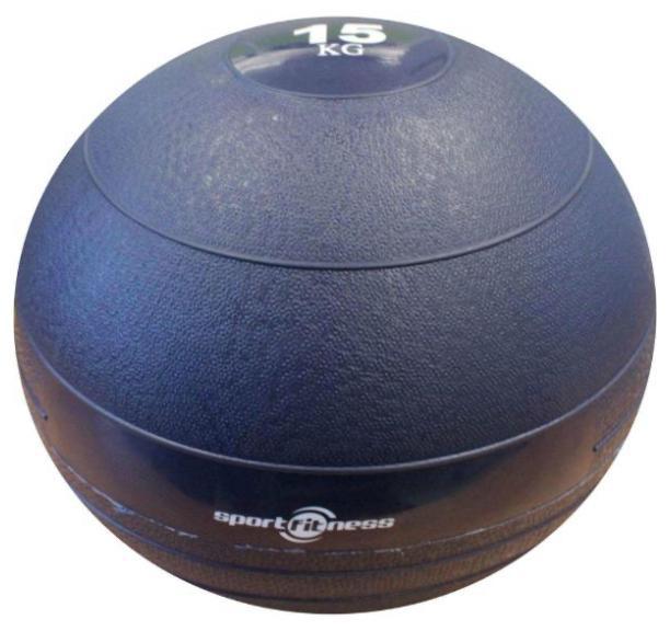 Balon De Peso 15kg Caucho Sport Fitness Azul
