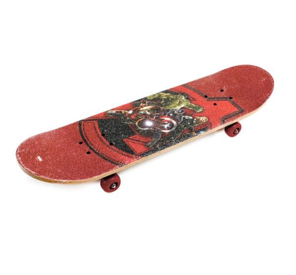 Patineta Spiderman Avengers Rojo