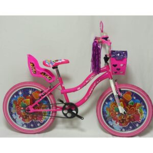 Bicicleta Rin 20 Niña Gw Rosada