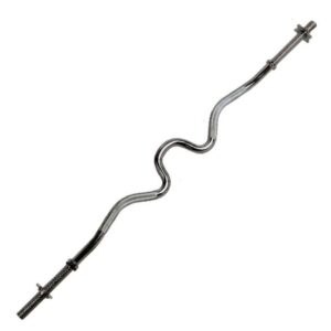 Barra En Z Curva De Potencia 120cm Sport Fitness 070110 Cromada