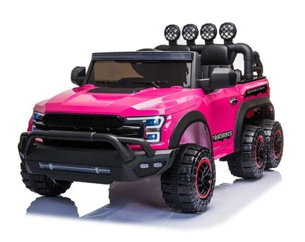 Carro Eléctrico Montable Jeep Fucsia