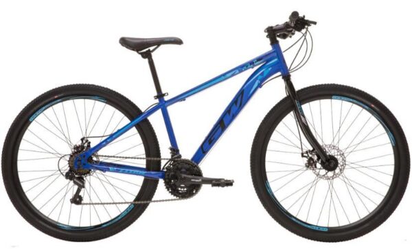 Bicicleta Rin 29 Gw Titán 7 Velocidades Marco En Acero Frenos De Disco Mecánicos Negra - Imagen 2