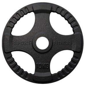 DISCOS OLIMPICOS 10KG 52MM CON AGARRE SPORTFITNESS