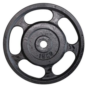 DISCOS ESTANDAR 1P 15KG CON AGARRE SPORTFITNESS