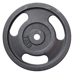 DISCOS ESTANDAR 1P 10KG CON AGARRE SPORTFITNESS