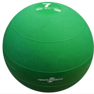 Balon De Peso 7kg Caucho Sport Fitness Verde