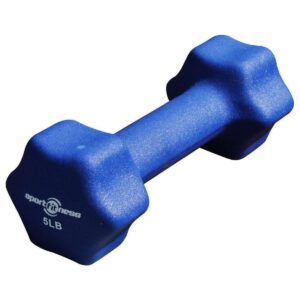 MANCUERNA 5LBS en neopreno azul sport fitness